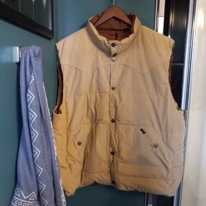Lee- Men's- Reversible Western Puffer Vest-SZ XXL- NWT